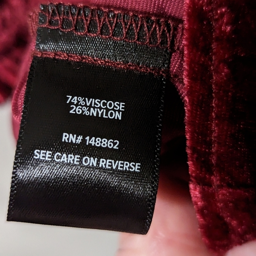 Babydoll Velvet Tiered Top - Picture 10 of 10
